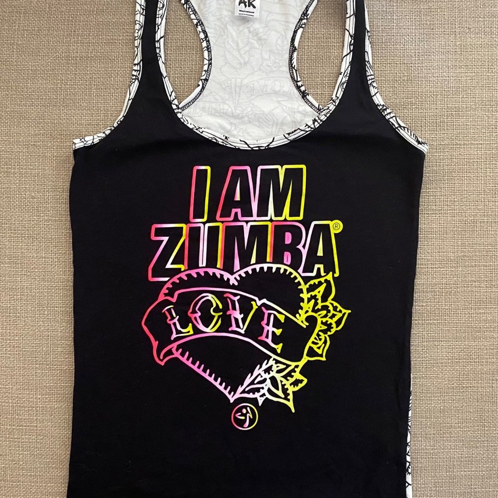 "I am Zumba Love" Zumba racerback tank